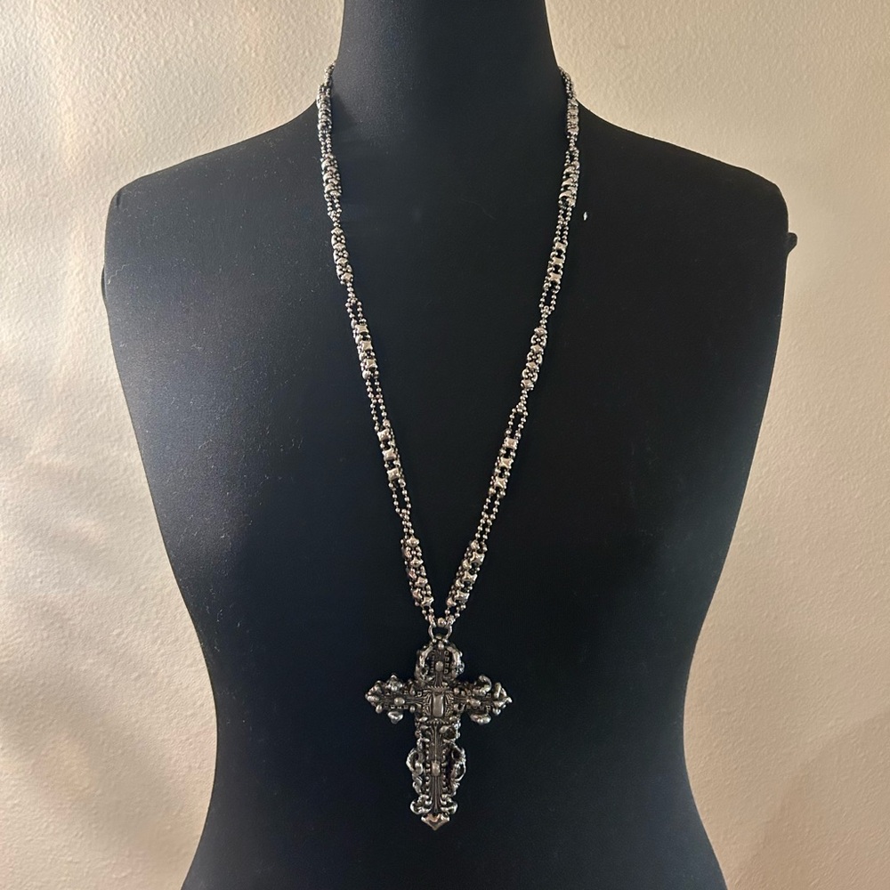 Necklace “liquid metal” Handmade & reversible